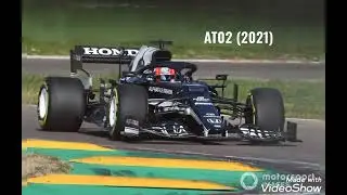 AlphaTauri F1 car evolution (2020-2022)
