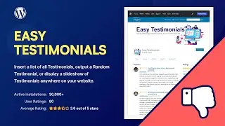 Bad Reviews, Bugs & No Refunds - Easy Testimonials WordPress Plugin