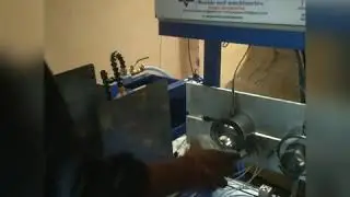 PVC pipe fabricated collar and coupler machine
