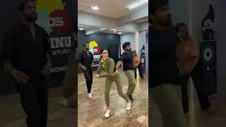 Dhee20 judges Regina Cassandra ￼and Vijay binni master practice at Srinu Dance Studio&hellip;🔥 #dhee