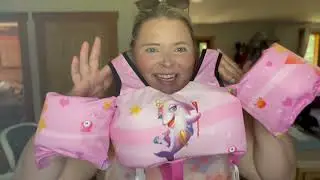 Chriffer Life Jacket For Children Aged 2-7- Pink Dolphin