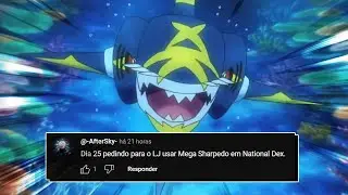 EU FINALMENTE USEI MEGA SHARPEDO EM NATIONAL DEX!