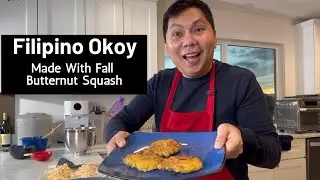 Filipino Okoy (Ukoy) Made With Fall Butternut Squash!