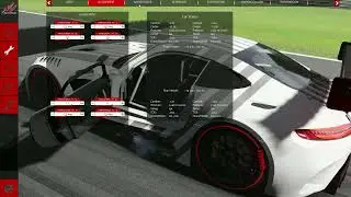 MERCEDES AMG GT3, SPA, SETUP, FOR 7 LAPS OF THE TRACK IN COMPETITION, AC,