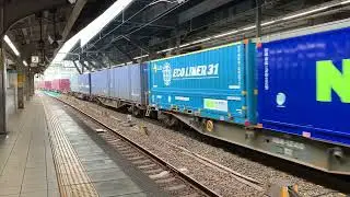 【NEX新コンテナ積載】EF210-312+コキ【名古屋駅】【62レ】