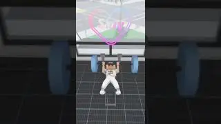 Roblox Gym Glow Up in 5 Seconds 💪👑