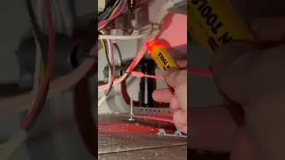 Broken dishwasher power #electrician #wiringcircuit #wiringconnection #brokenwire #frigidaire