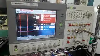 Sub-nano second RF pulse input signal in oscilloscope