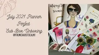 Planner Perfect July 2021 Sub Box Unboxing
