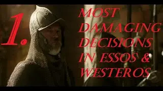 Worst Decisions In Game of Thrones Ranked from Least Damaging to Most Damaging - Season One