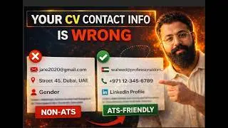 Don&rsquo;t Make This Mistake in Your CV Header | Teacher Jobs Dubai 2025 | UAE Teaching Job CV Tips