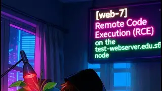 [web-7] Удаленное выполнение кода (RCE) на узле test-webserver.edu.stf