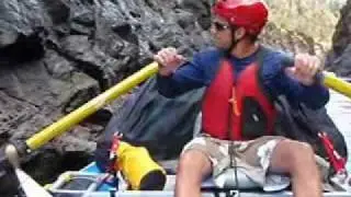 Rogue River bump and grind Mule Creek Canyon at 1200cfs