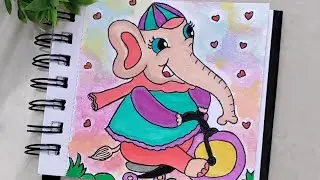 Cute Ganesha  | Ganesh Painting | Watercolor painting | Mini Painting
