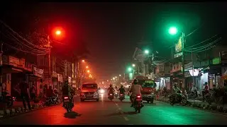 Melihat Suasana Jalan di Kota Bojonegoro