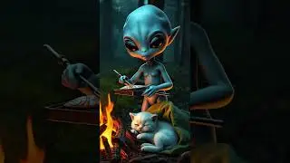Alien Baby Saves Lost Kitten: Heartwarming Rescue & Emotional Reunion!