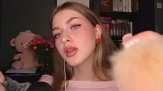 ASMR russian girl does your makeup (mouth sounds, personal attention, soft spoken)