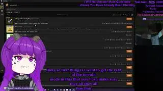 Working on the Minecraft Modpack? Come Hang out with this Mute Vtuber!