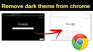 How To Remove Dark Mode In Chrome