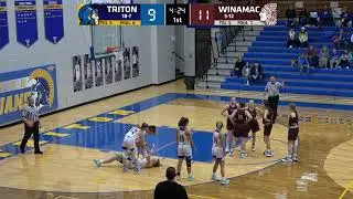 Winamac at Triton - Varsity Girls HNAC Basketball 💙 Senior Night🏀 1-11-2022