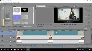 3 in 1 add frame, logo and text in video with Vegas pro 13