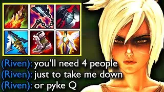 Rank 1 Riven gets 6 items on Riven and becomes the ULTIMATE Raid Boss in Season 11