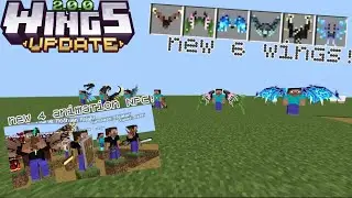 Wings Add-on UPDATE 2.0.0!! || Minecraft Bedrock 1.21.132