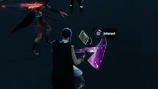Collect the Visitor Recording in Starry Suburbs and Gotham City Guide - Fortnite (Out of Time)