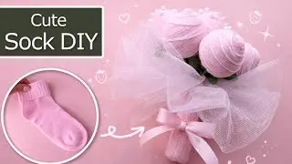 Cute Sock DIY | Gift Idea from a Sock 🎀🍓