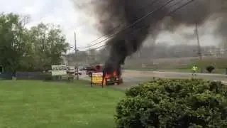 Car fire on 202 Southbound south of Route 1