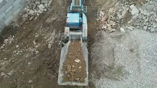 Proces kruszenia #gruzu, kruszarnia #SIMNAT Poznan, #recykling