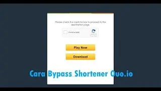Cara Mudah Melewati / Bypass Shortener Ouo.io