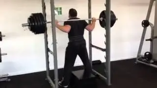 Box Squat 210kg Fail