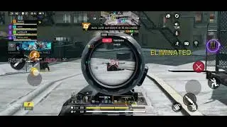 Call of duty mobile games Alcatraz match using Kilo 141 with sniper scope #COD Mobile