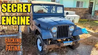 Rescuing a Forgotten Air Force Jeep. (It has a SECRET Engine)