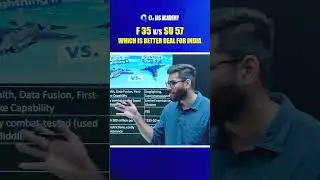 F-35 v/s SU-57 - Which is better deal for india #upsc #ias
