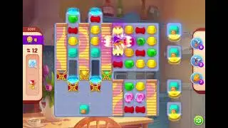 HomeScapes Level 6391 no boosters (14 moves)