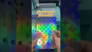 3D embossed phone skin ! #iphoneskin #phoneskin