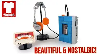 BRICK BUILT Retro Cassette Player by Pantasy - 2bricks Review!
