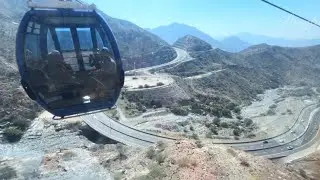 Largest Cable Car in the World🇸🇦Amazing experience use Telefric in Taif ターイフ最大のケーブルカー
