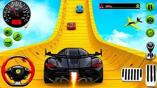 Impossible Crazy Cars Mega Ramp |Extreme Car Stunts Racing Driver Master Simulator Gameplay #racing