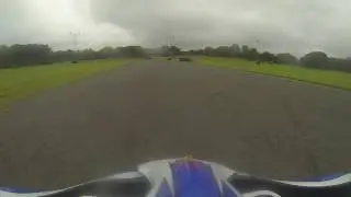 Practising At Whilton Mill Slightly Damp Track on Slicks
