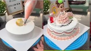 Shining Bright Like a Princess &ndash; Adorable Cake for Her 🎀👑🎉/Cake Decorating #27