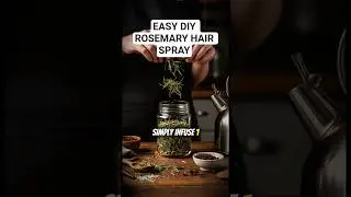 How to make ROSEMARY Spray for Hair Growth. #shorts #hairgrowth