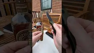 Cutting a Premium Cigar with a Pocket Knife 🔥 #ASMR
