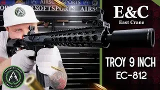 Обзор на East Crane TROY 9 INCH EC-812. Страйкбольный автомат.