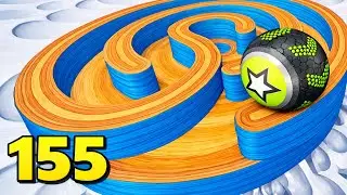 Going Balls, SpeedRun, Going Balls Portal Run Gameplay Level 155