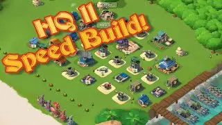 Boom Beach - Best Headquarters 11 (HQ 11) Base Design! - Speed Build 2015