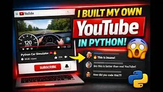 I built my own youtube in python (live comments + views + real video player)