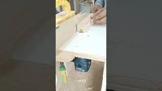 making groove for microjig dovetail nut #woodworking #tips